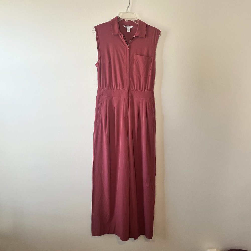 Athleta Sleeveless Pink Jumpsuit